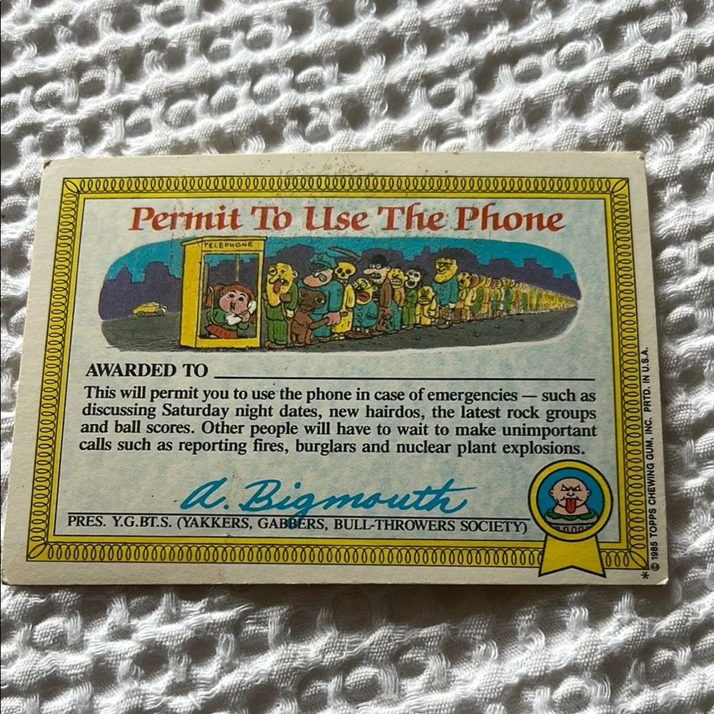 Itchy Richie Card 11a - Picture 2 of 2